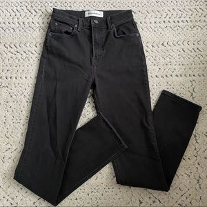 Reformation Liza high rise straight leg jeans